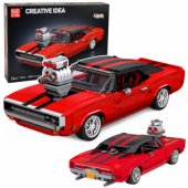 Construction Bricks Sports Car Charger Red 1869 pcs.