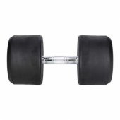 HMS HG PRO rubberized dumbbell 1 x 45 kg.