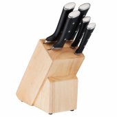 Ice force 5 Slots Wooden Block with 5 knives