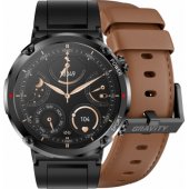 GT21-4 Black + Brown Eco Leather Band