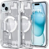 Ultra Hybrid MagSafe iPhone 15 Plus Zero One White