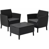 Salemo Balcony Set Grey