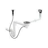 Siphon with bottom valve and overflow kit D16-11 Hans