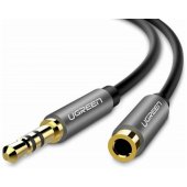 10595 AUX Cable Extension mini-jack 3,5 mm 3m Gray