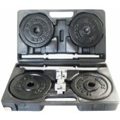 Cast Iron Weight Dumbbells Set with Case 1.5-20 kg