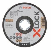 Bosch X-LOCK separation 125x1,0 h f INOX - 2608619262 straight