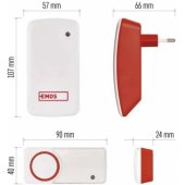 P5750 Red/ White