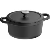 Covered stockpot Graphite Cast iron 26cm