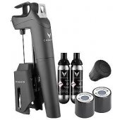 Timeless Three + Wine Preservation System - Black