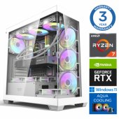 AQUA Ryzen 7 7800X3D 64GB 1TB SSD RTX5070Ti 16GB W11Home