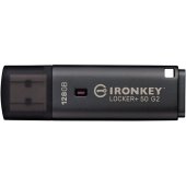 128GB IronKey Locker Plus 50 G2 USB-A Black