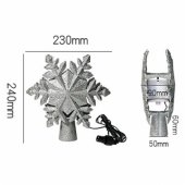 RF-FLAKE-SI Snowflake IP20 Silver
