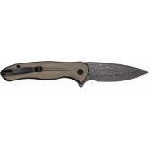 CIVIVI Button Lock Kitefin Damast Grey