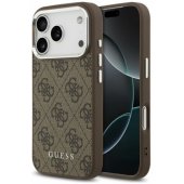 Guess 4G Classic Logo MagSafe Case iPhone 17 Pro Brown