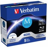M-DISC BD-R 100GB 4x Printable Jewel Case 5