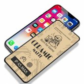 "Matte Ceramic Screen Protector iPhone SE 2020" Black
