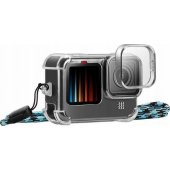 Case with Lens Cap and Neck Strap for GoPro Hero 9 / 10 / 11