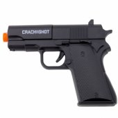 Mini Pistol Weapon for Bullets and Shells Black 13.5 cm