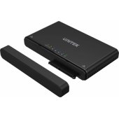 SolidForce+ M.2 NVMe/ SATA USB 3.2 Black S1222A