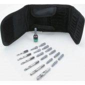 Wera 848/ 851/ 867/ 19 metal twist drill & bit set (black, 1/ 4, 19 pieces