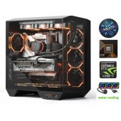 HydroX Ryzen 5 9600X 64GB 1TB SSD RTX 4060Ti Windows 11 Black