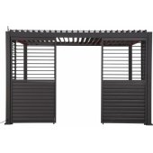 Adjustable Blind Wall MIRADOR-111 4m Dark Grey