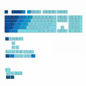 GPBT Gradient Keycaps, ANSI Layout (US), PBT, Dye-Sub - Ocean