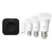 Starter kit: E27 8W 3pcs + Dimmer switch + Bridge Pro