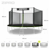Jump Pro Outdoor Net 14FT 435cm
