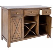 JAMES 120x46xH91cm Rustic Oak