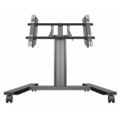 M Public Display Stand 80 HD Wheelbase Single Black