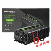 Qoltec Monolith power adapter/ inverter Auto 2000 Watt Black