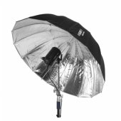 Orb 130 Silver umbrella with diffuser