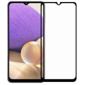 "5D Glass Full Coveraged with frame Galaxy A32 5G" Black