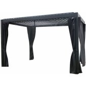 MIRADOR 3x4xH2.5m with Curtains Dark Grey