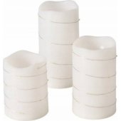 LED candles white 3pcs