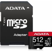 MicroSDXC 512GB Class 10 AUSDX512GUI3V30SHA2-RA1