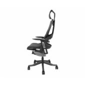 Task chair WAU with wide backrest, grey