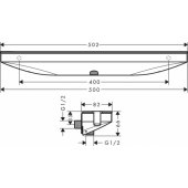 Rainfinity Porter 500 (HG26858000) Chrome