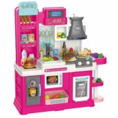 Children®s Kitchen Water Cycle Color Changing Food Steam Pink 64 pcs.