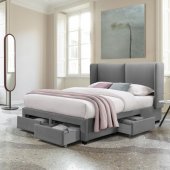 SUGI with mattress HARMONY TOP 160x200cm Grey