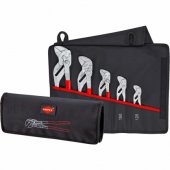 KNIPEX pliers wrench set 00 19 55 S4, pliers set (red, 5 pieces)