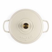 BW13772C Chester 2.8L Shallow Cast Iron Casserole Pot