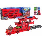 Large 3-storey truck trailer Heavy Duty Truck With extendable Car Laun