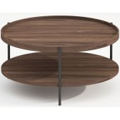 Cindy D80xH40cm Melamine Walnut