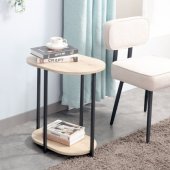HANNES 52x35x54cm Rustic / Black Melamine