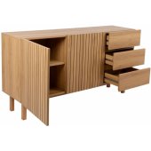 SUNNY 150x40xH80cm Melamine Oak