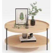 Cindy D80xH40cm Melamine Oak