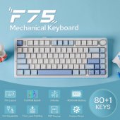 F75 EN White/ Blue/ Purple switch