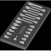 Wera 9723 foam insert Zyklop B 3/ 8 bit socket set 1, 22 pieces, tool s